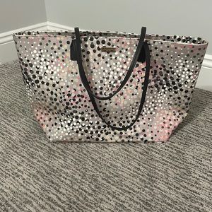 Kate spade, gray patterned purse